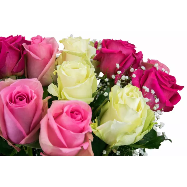 Kytice ekvádorských růží 80 cm